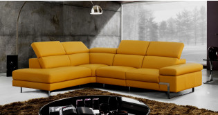 CYGNE Angle terminal 100% Cuir Relaxation avec t�ti�res Electrique (en option) ou Fixe