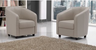 DIANA Fauteuil Cabriolet Cuir Vachette suprieur