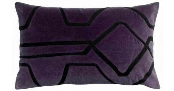 Coussin Fara brodé Raisin 40 x 65