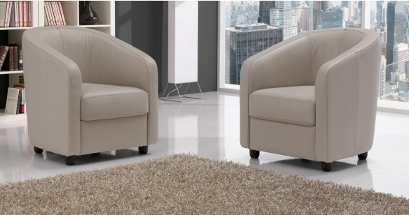 DIANA Fauteuil Cabriolet Cuir Vachette suprieur