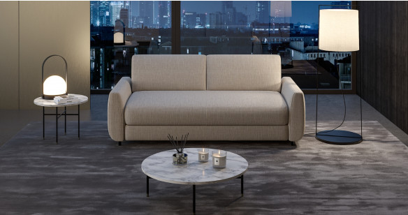 DOMINO convertible micronabuck ou cuir matelas 18cm syst�me express FAST'BED