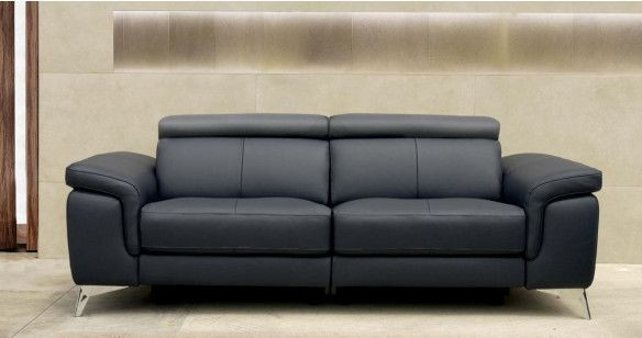 FESTIVAL Canap contemporain 100% Cuir 