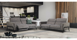 ANOUK Canap Tissu Relaxation ou Fixe