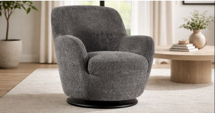 COSY fauteuil pivotant en tissu