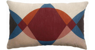 Coussin imprimé Zeff Malory Dragée 30 x 50