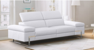 CYGNE 100% Cuir Relaxation avec t�ti�res Electrique (en option) ou canap� Fixe