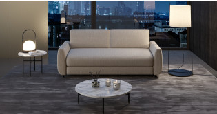 DOMINO convertible micronabuck ou cuir matelas 18cm syst�me express FAST'BED