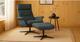 OSLO PURE fauteuil avec repose pieds indpendant