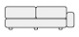 Convertible 2.5places accoudoir D