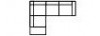 Canap 3places Angle terminal Gauche