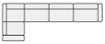 Canap d'angle 5/6places G (3 assises)