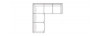 Canap 3 pl + angle + canap 2,5 pl gauche