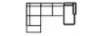 Canap� U 5/6 places m�ridienne D