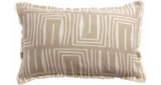 Coussin imprim Tina Naturel 40 x 65