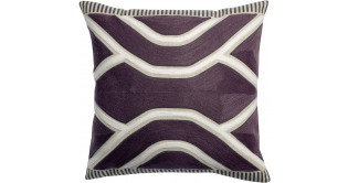 Coussin Johan brod� Raisin 45 x 45