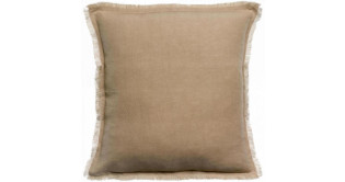 Coussin uni Laly Galet 45 x 45