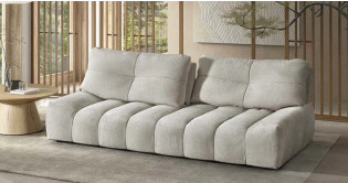 RIVA canap� en Tissu dossier avance-recule 