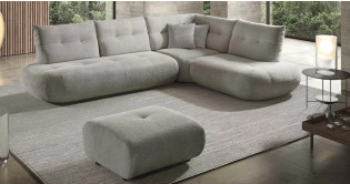 MILOA Canap� d'Angle tissu 