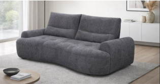 SACRAMENTO canap� en Tissu avec dossier avance-recule