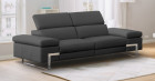 CYGNE 100% Cuir Relaxation avec t�ti�res Electrique (en option) ou canap� Fixe
