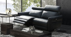 DAUPHIN Canap� 100% Cuir Relaxation avec t�ti�res Electrique (en option) ou canap� Fixe
