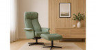 FJORD fauteuil avec repose pieds indpendant