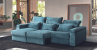 JADE Canap� Droit Tissu Assise Coulissante