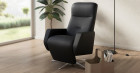 OLAF fauteuil repose-pieds intgr manuel tissu ou cuir