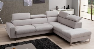 KATIANA Canap� Angle terminal pouf micronabuck ou cuir 